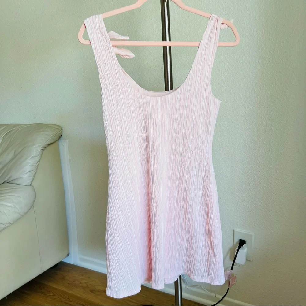 Lovers + Friends McCall Mini Dress Size M
Pink and White Stripe Sleeveless - Picture 8 of 11